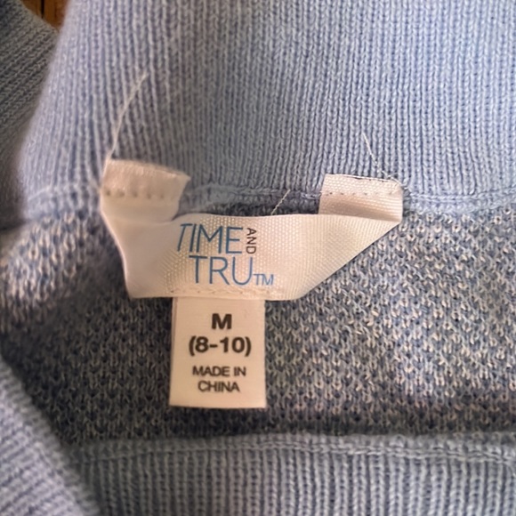 Cheetah Print Time & Tru sweater. No rips,snags, or tears. Worn once. Runs big. - Picture 3 of 3